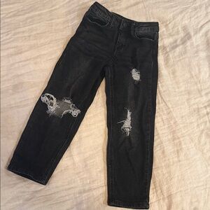 Girls Baggy Distressed Jeans